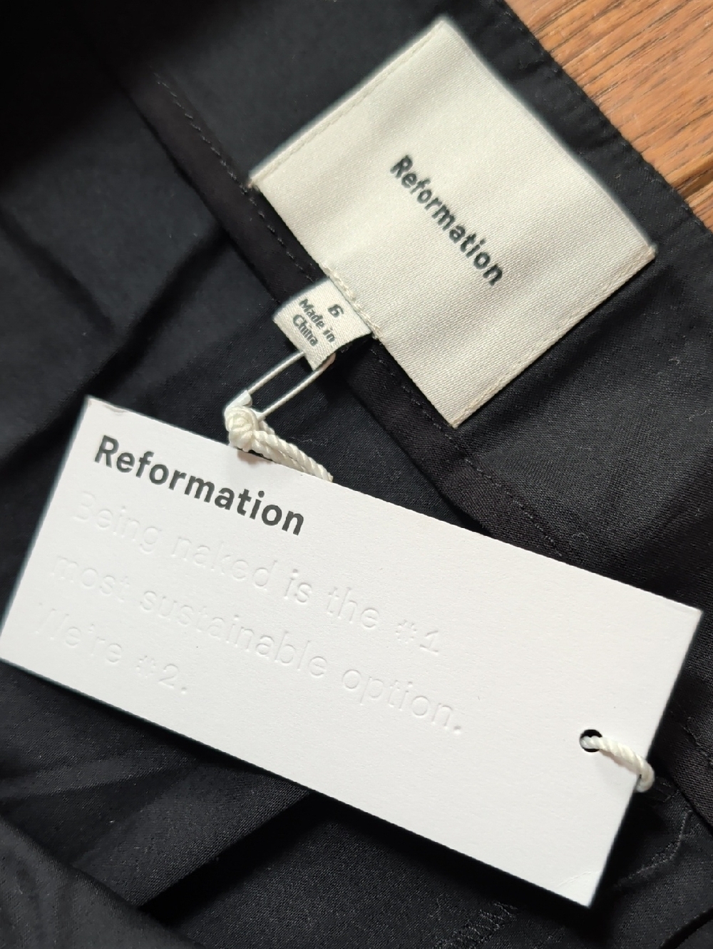 Reformation Marcie SKIRT ONLY Black Button-Front Maxi Skirt - Picture 10 of 10